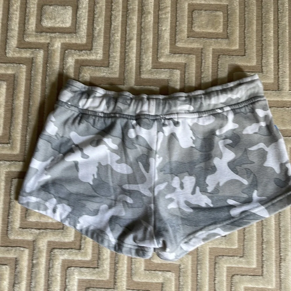 Vintage Havana camouflage striped shorts